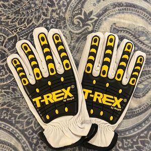 T-REX insulated leather safety work gloves.